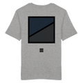 Heather grey organic cotton t-shirt with ONCE road nightfall graphic