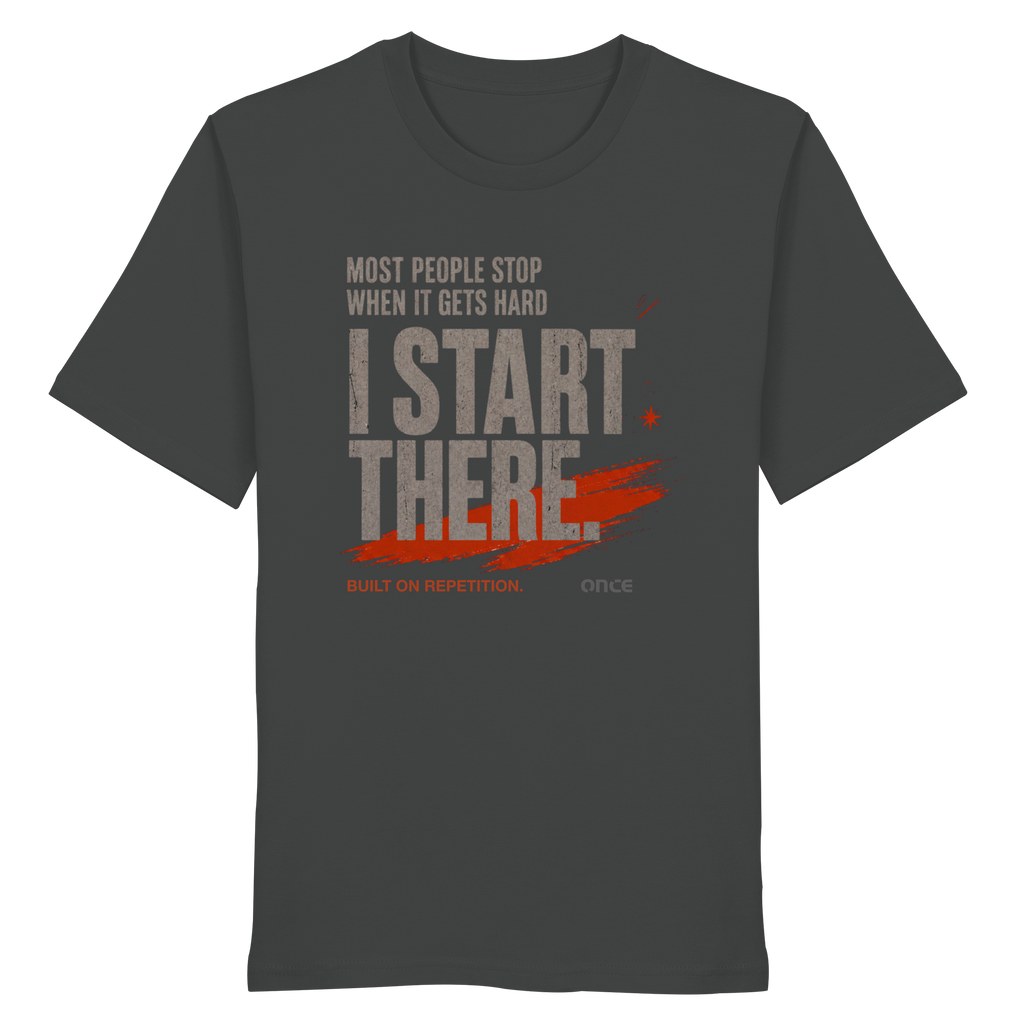 I START THERE.