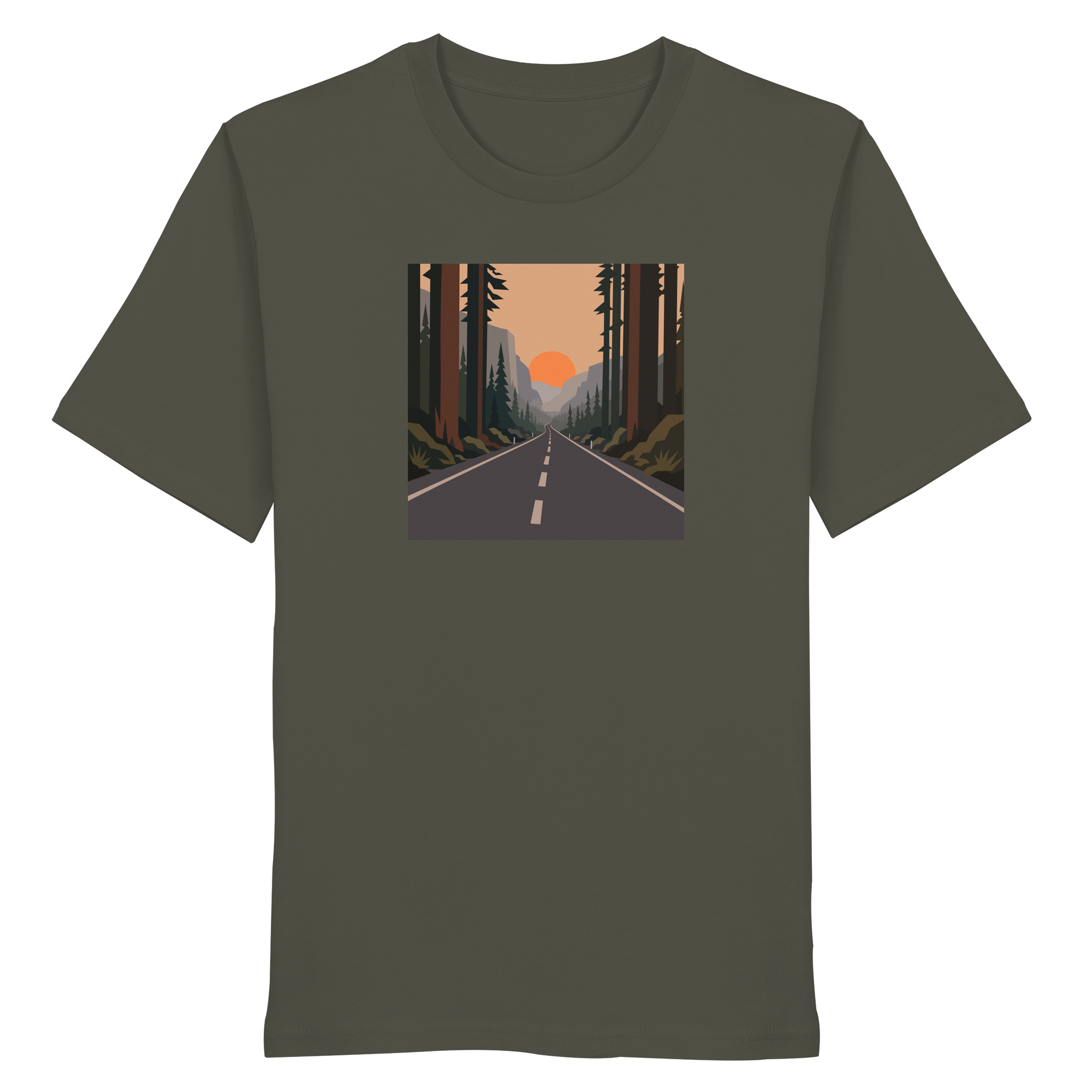 SUNSET #2. FOREST CANYON.