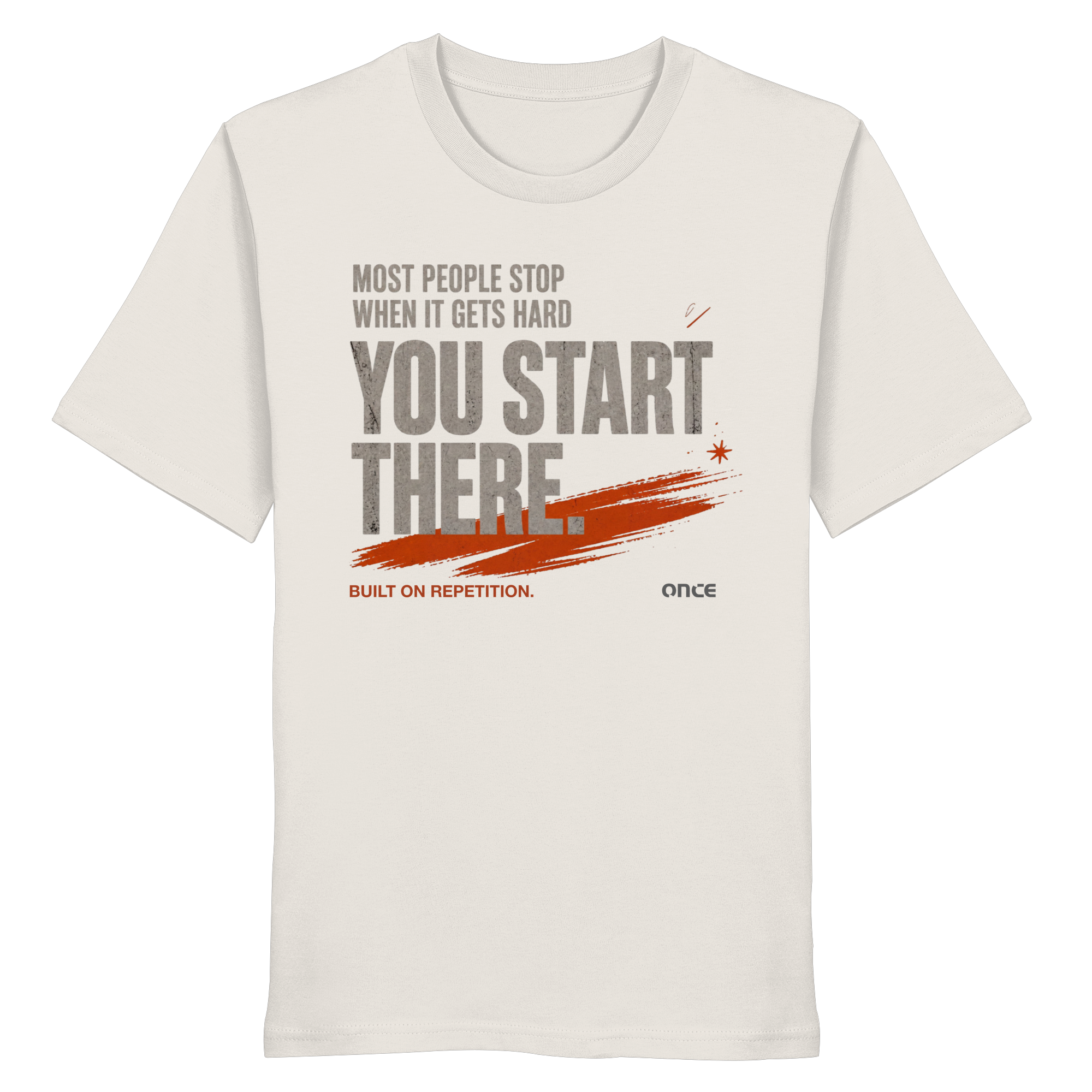 YOU START THERE.